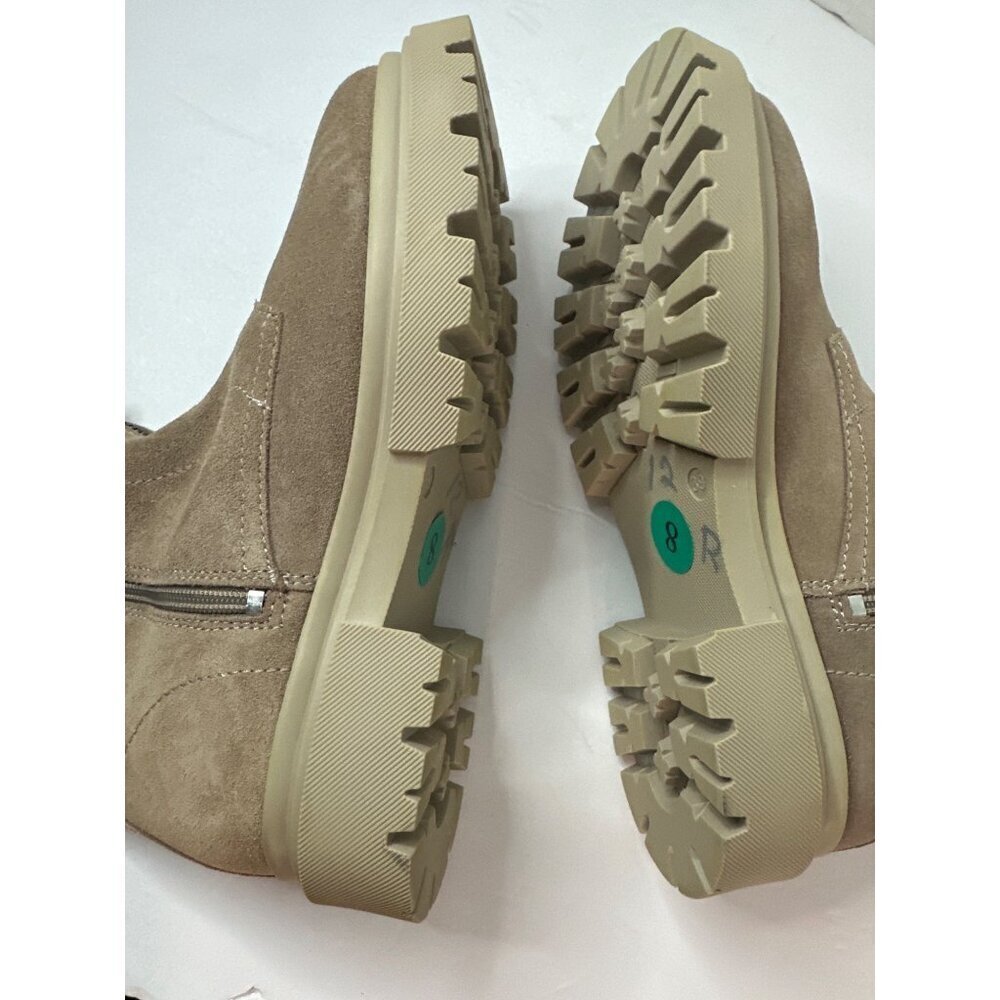 Cruza Women's Size 8 Tan Suede Boots Made in Portugal Classic Stylish Fall glam - Picture 3 of 7